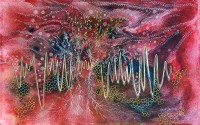 Mariya Shaikh, 20 x 30 inches, Acrylic on Canvas, Abstract Painting, AC-MSH-009